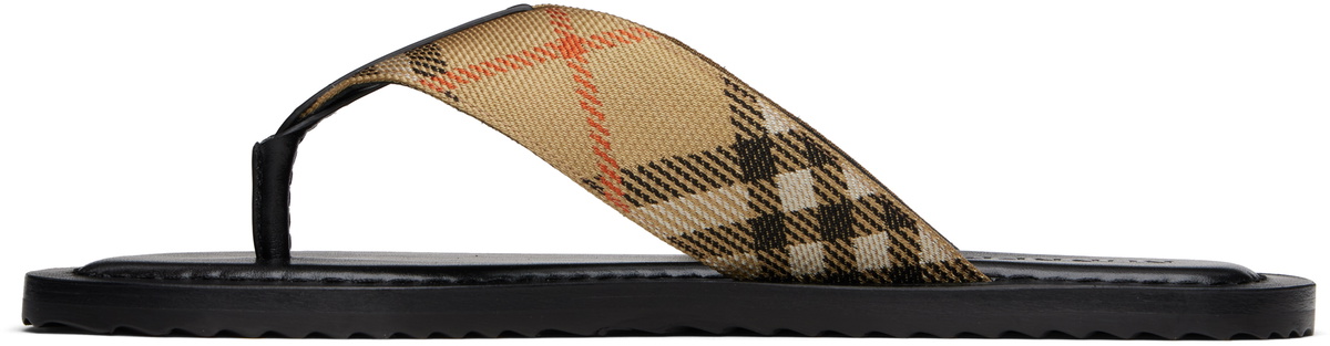 【関税＆送料込み】Burberry Pavilion Check Sandals BURBERRY - Pavilion Check sandals | Leam Roma - Luxury
