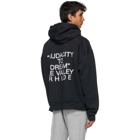 Rhude Black Fluer Market Hoodie