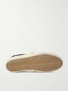 Golden Goose - Soul-Star Suede-Trimmed Distressed Leather Sneakers - Black