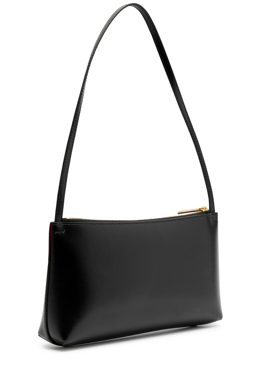 Mansur Gavriel Gaia Leather Shoulder bag - Black - One Size