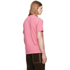 Stone Island Pink 2100026 Organic Cotton Jersey 'Fissato' T-shirt