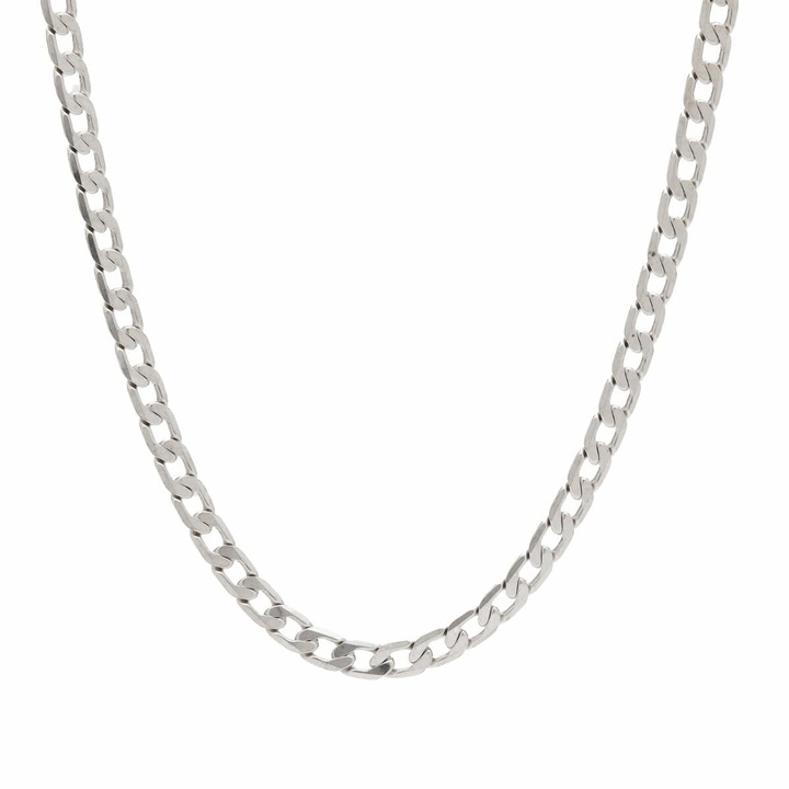 Photo: TwoJeys Men's Cuban Chain Necklace in Silver 