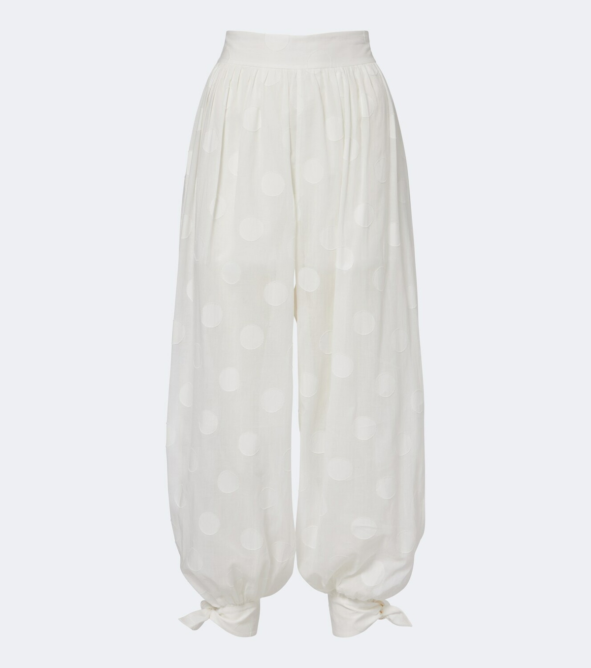 Zimmermann Solstice polka-dot cotton balloon pants