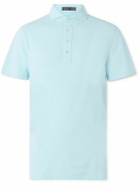 G/FORE - Rib Gusset Stretch Tech-Piqué Golf Polo Shirt - Blue