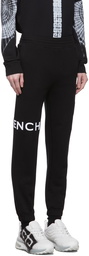 Givenchy Black 4G Embroidered Lounge Pants