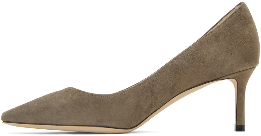 Taupe shop suede pumps