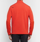 Aztech Mountain - Performance Shell-Panelled Fleece Base Layer - Bright orange