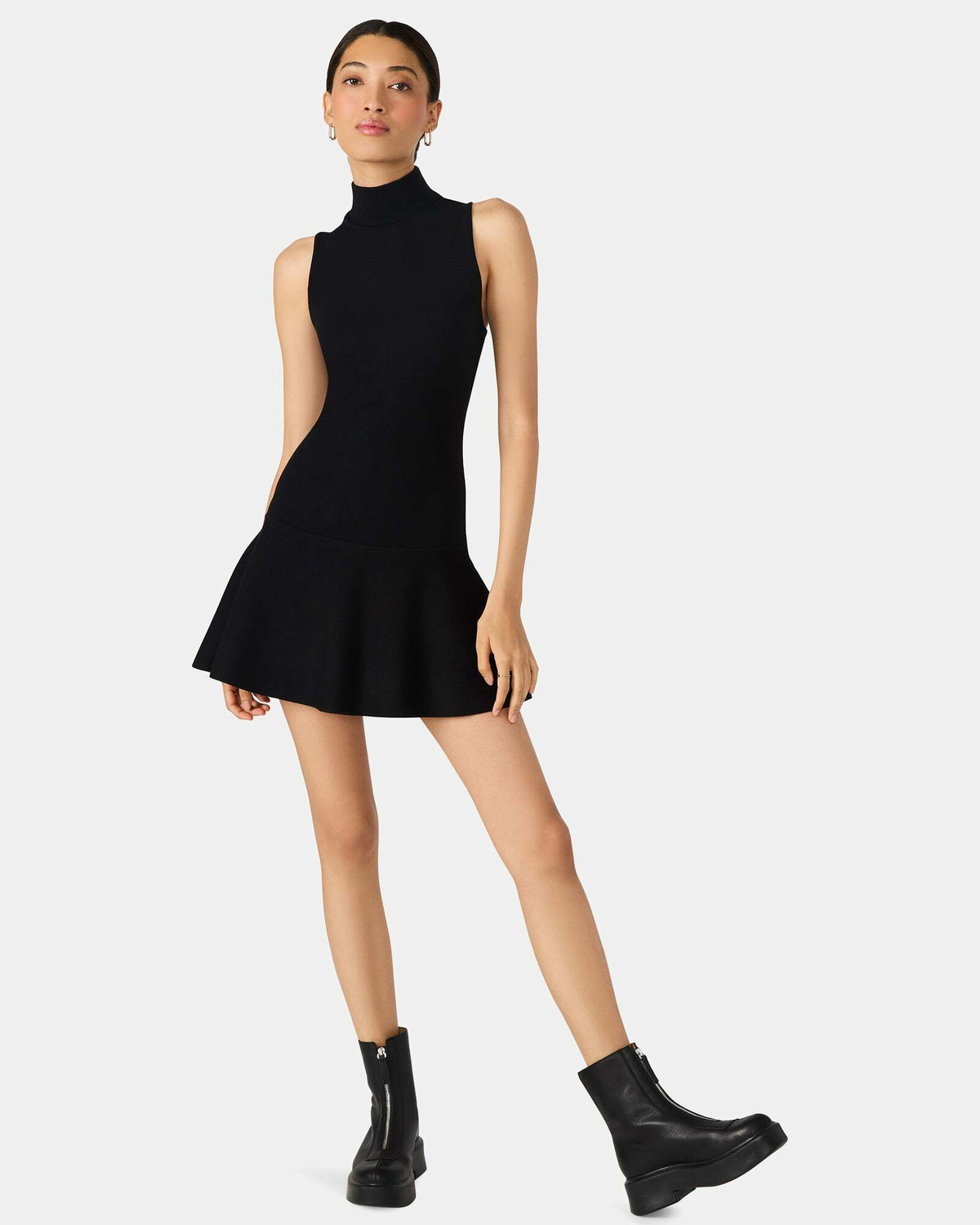 Steve Madden Breslin Sweater Dress in Black