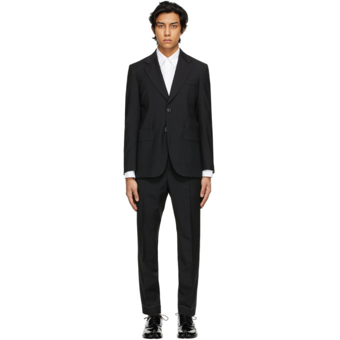 Photo: Maison Margiela Black Virgin Wool and Mohair Suit