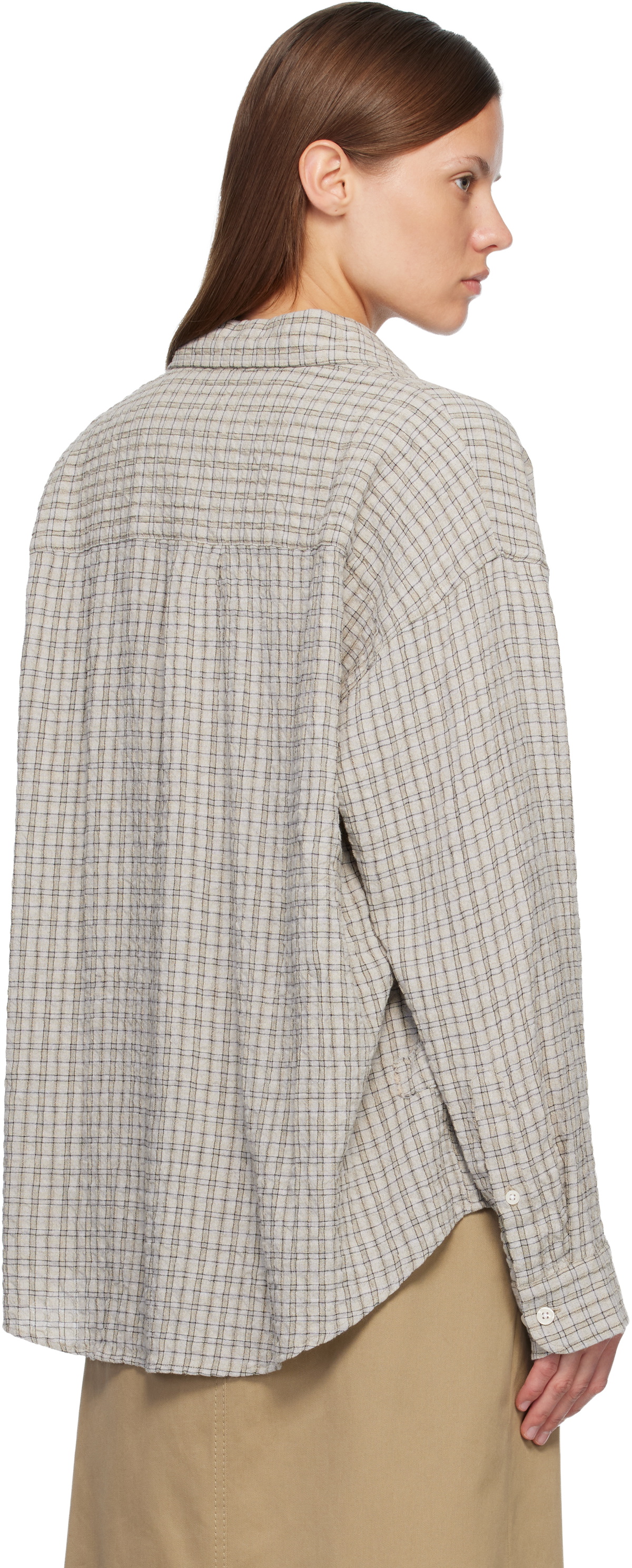 mfpen Gray Button Down Shirt