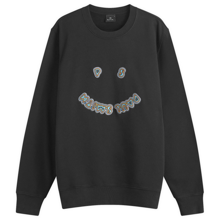 Photo: Paul Smith Men's PS Happy Sweatshirt in Black