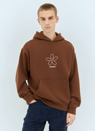 Awake NY Flower Stamp Zip Hooded Sweatshirt