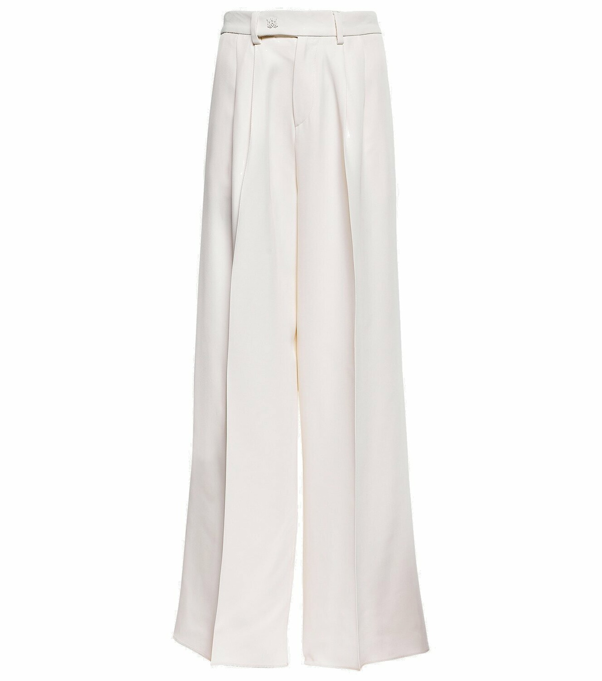 Amiri - Pleated high-rise wide-leg pants Amiri