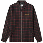 Butter Goods Men's Grid Plaid Zip Jacket in Navy/Red