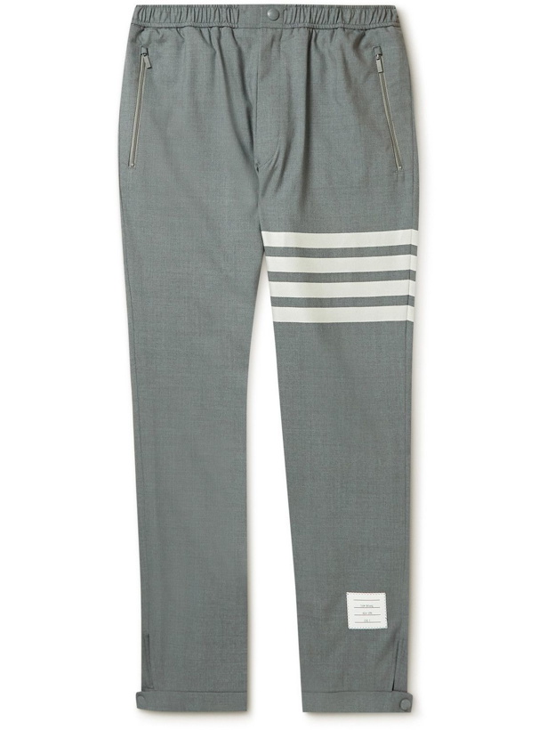Photo: Thom Browne - Striped Wool Track Pants - Unknown