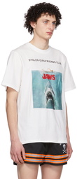 Stolen Girlfriends Club White Universal Pictures Edition 'Jaws' Poster T-Shirt