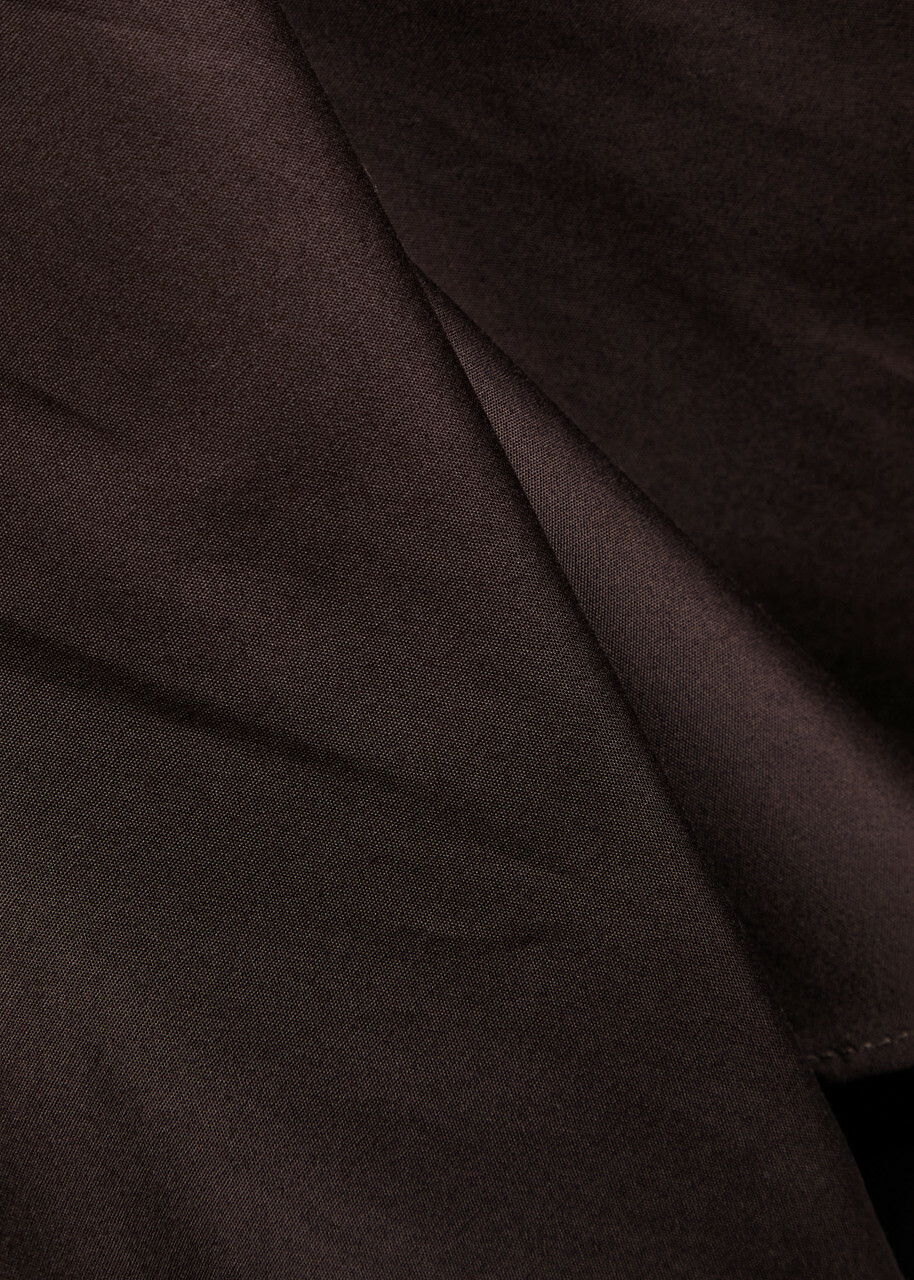 Liberowe Lavinia Darted Cotton-poplin Shirt Dark Purple
