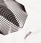 Moncler - Logo-Appliquéd Printed Cotton-Jersey T-Shirt - Neutrals