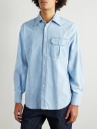 Drake's - Denim Shirt - Blue