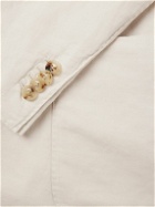 Boglioli - K-Jacket Double-Breasted Cotton and Linen-Blend Twill Blazer - Neutrals