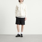 AMI Paris Men's Denim Overshirt With Knitted Ami De Coeur in Blanc Creme