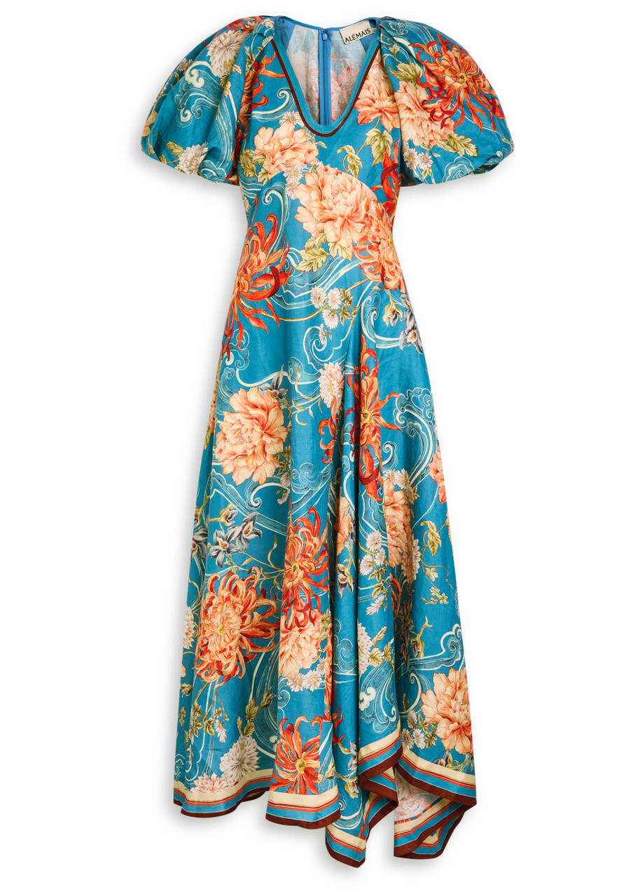 オールインワン・サロペット Alemais Dahlia Maxi Dress ALEMAIS Dahlia Maxi Dress | Blue | FARFETCH