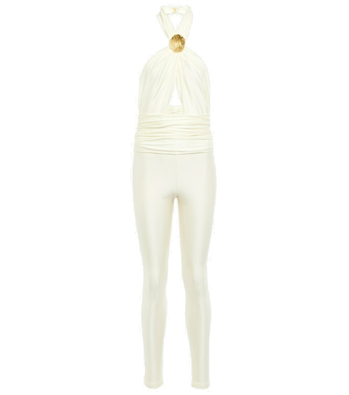 Saint Laurent - Embellished halterneck jumpsuit Saint Laurent