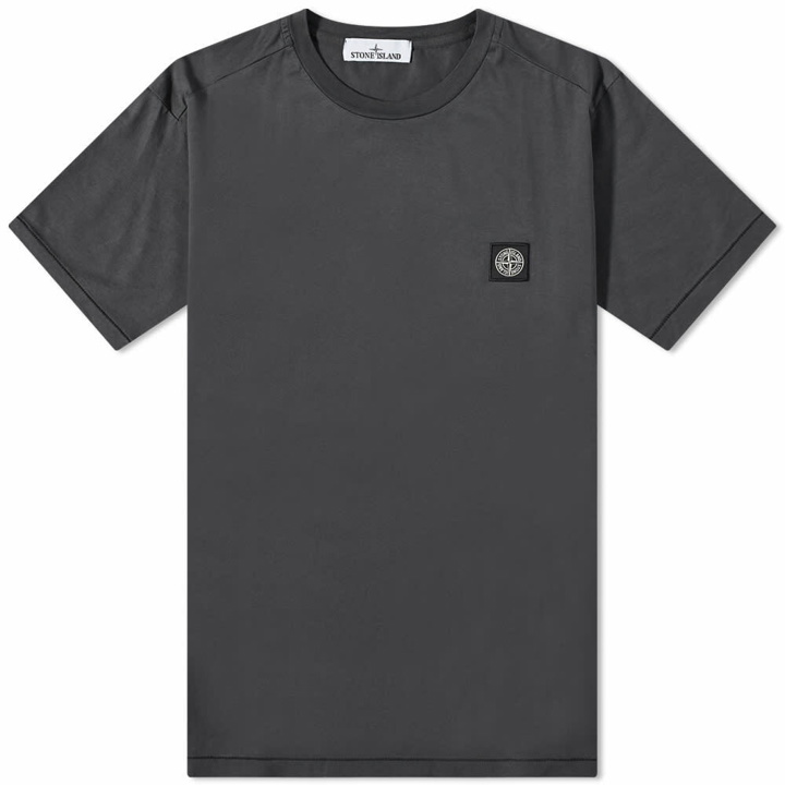 Photo: Stone Island Men's Patch T-Shirt in Charcoal