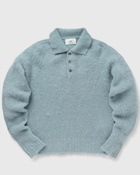 Ami Paris Polo Sweater Blue - Mens - Pullovers