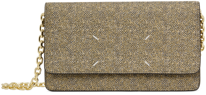 Large Chain Wallet Maison Margiela Brown Large Chain Wallet Bag Maison Margiela