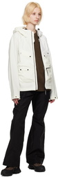 C.P. Company White Goggle Jacket