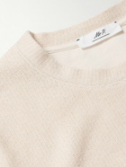 Mr P. - Textured Cotton T-Shirt - Neutrals