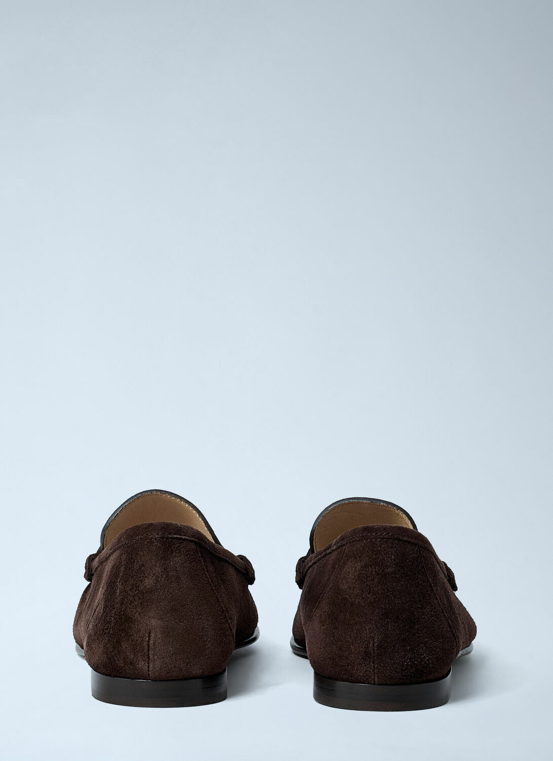 Chloé Suede Logo Motif Loafers