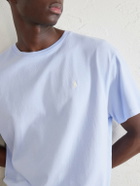 Polo Ralph Lauren - Logo-Embroidered Cotton-Jersey T-Shirt - Blue