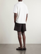 Mr P. - Cotton and Silk-Blend Terry Polo Shirt - Neutrals