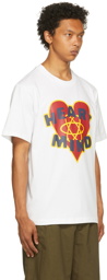 Billionaire Boys Club White Graphic 'Heart & Mind' T-Shirt