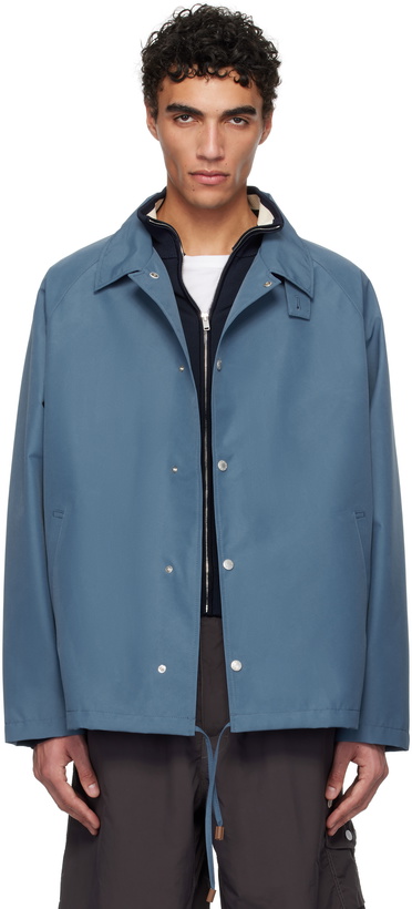 Photo: nanamica Blue 2L GORE-TEX Coach Jacket