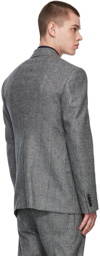 Alexander McQueen Grey Prince of Wales Blazer