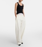 The Row Cendrea ribbed-knit cotton tank top