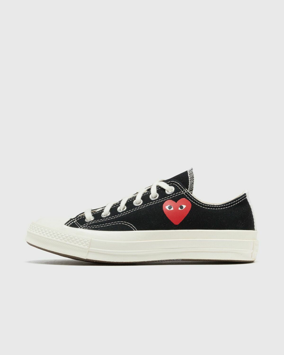 Comme des Garçons Play X CONVERSE Chuck Taylor'70 Small Red Heart Low Top Black Mens Lowtop
