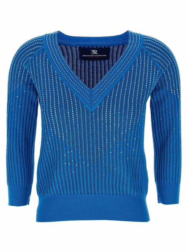 Photo: Ermanno Scervino Rhinestone Sweater