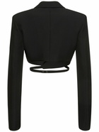 PHILOSOPHY DI LORENZO SERAFINI Tech Grain De Poudre Cropped Blazer