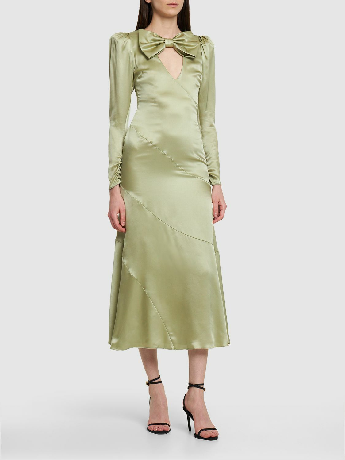 alessandra rich dress green Duchess Alessandra Rich Green Dress The Dress That Works For Any Holiday  Party