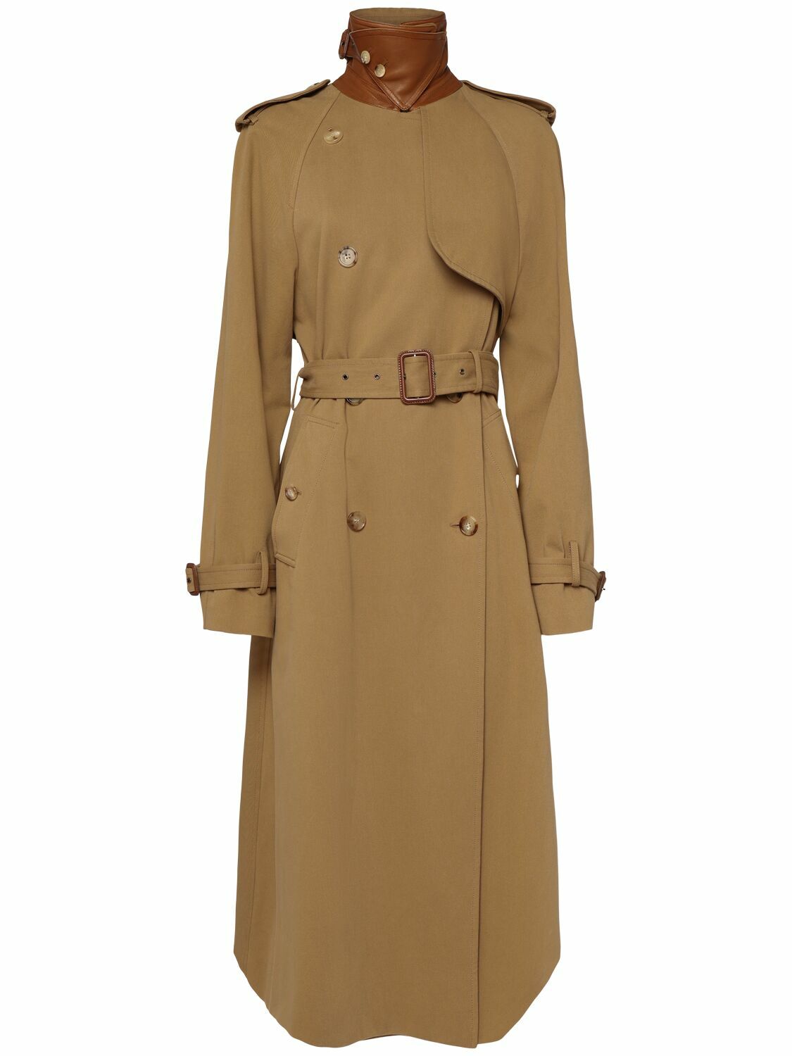 CHLOÉ Cotton Gabardine Trench Coat