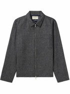 Officine Générale - Byron Checked Wool Overshirt - Gray