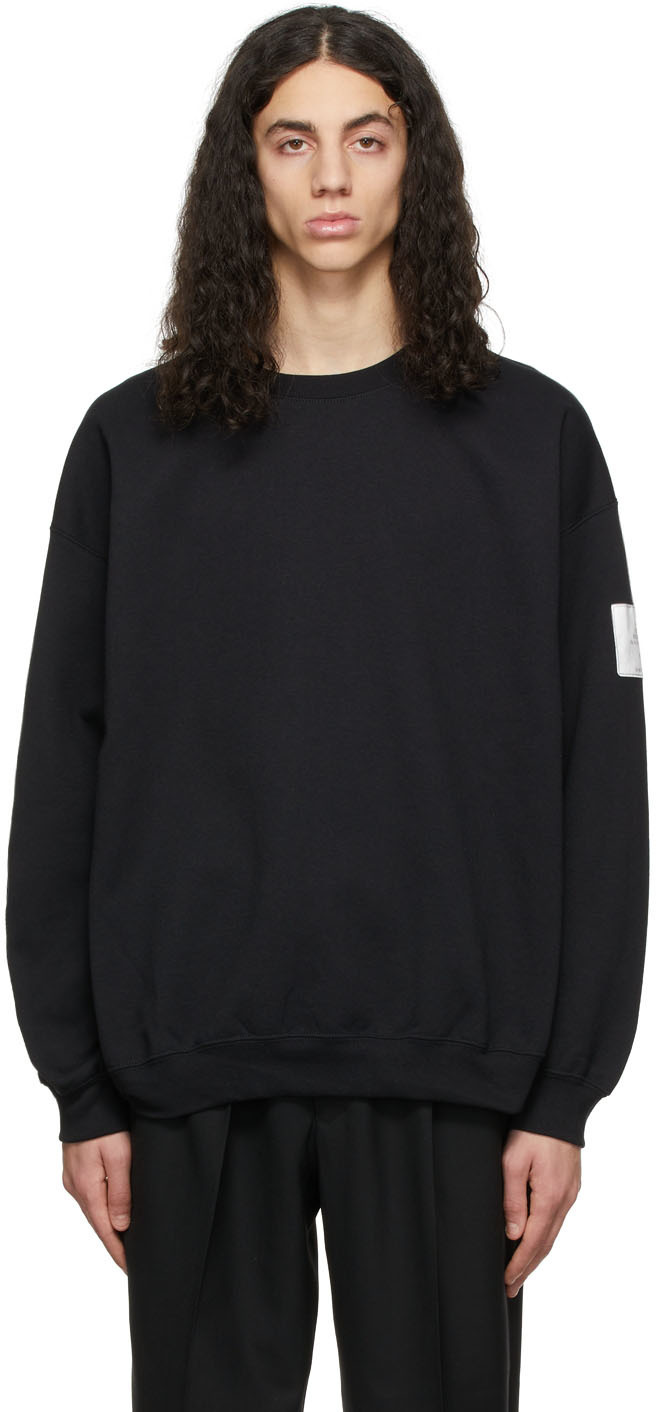 N.Hoolywood Black Crewneck Sweatshirt N.Hoolywood