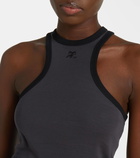 Courrèges Scuba cotton jersey minidress