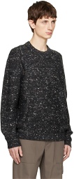 Helmut Lang Black Raglan Sleeve Sweater