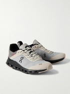 ON - Cloudnova Z5 Rush Rubber-Trimmed Recycled-Mesh Sneakers - Gray