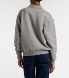 Polo Ralph Lauren Logo cotton-blend fleece polo sweatshirt